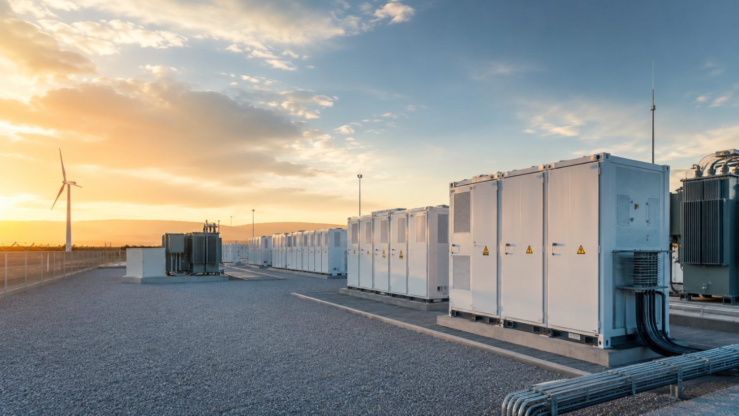 Battery energy storage system at a remote mining site